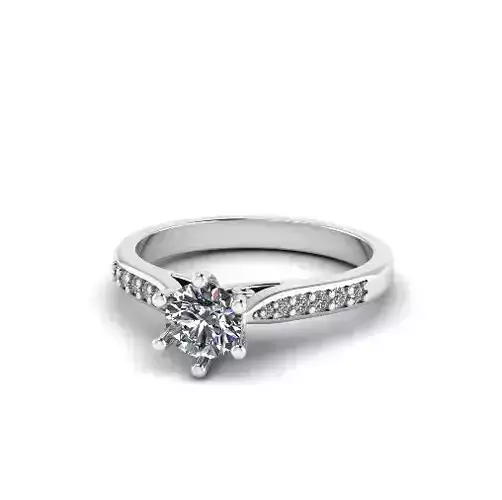 Solitaire ring Model 4614