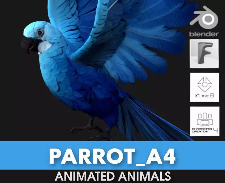Parrot A4 3D model_0