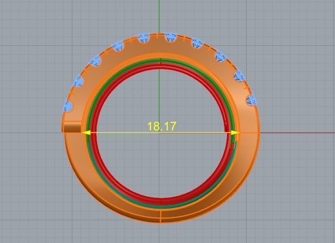 Spiral ring Model 4607 3D print model_6