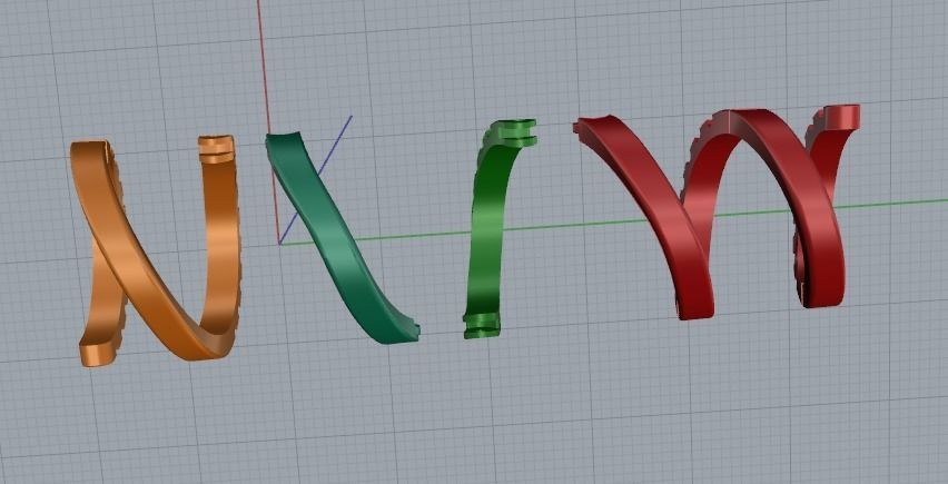 Spiral ring Model 4607 3D print model_4