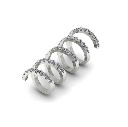 Spiral ring Model 4607 3D print model_1