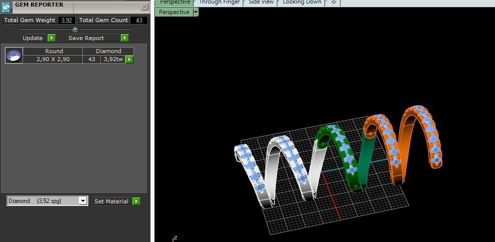 Spiral ring Model 4607 3D print model_9