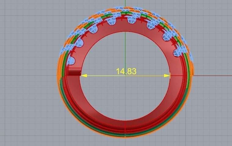 Spiral ring Model 4607 3D print model_5