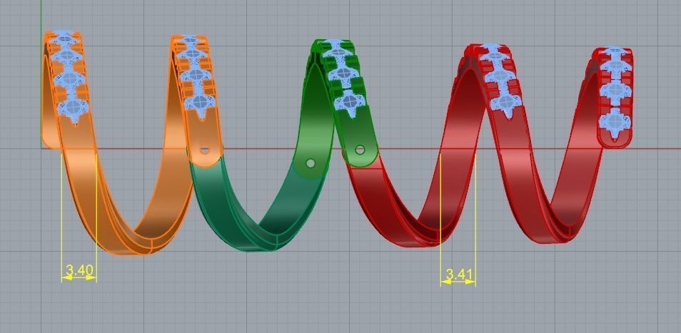 Spiral ring Model 4607 3D print model_7