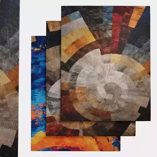 High-Quality 3D Rugs Collection for Interior Design