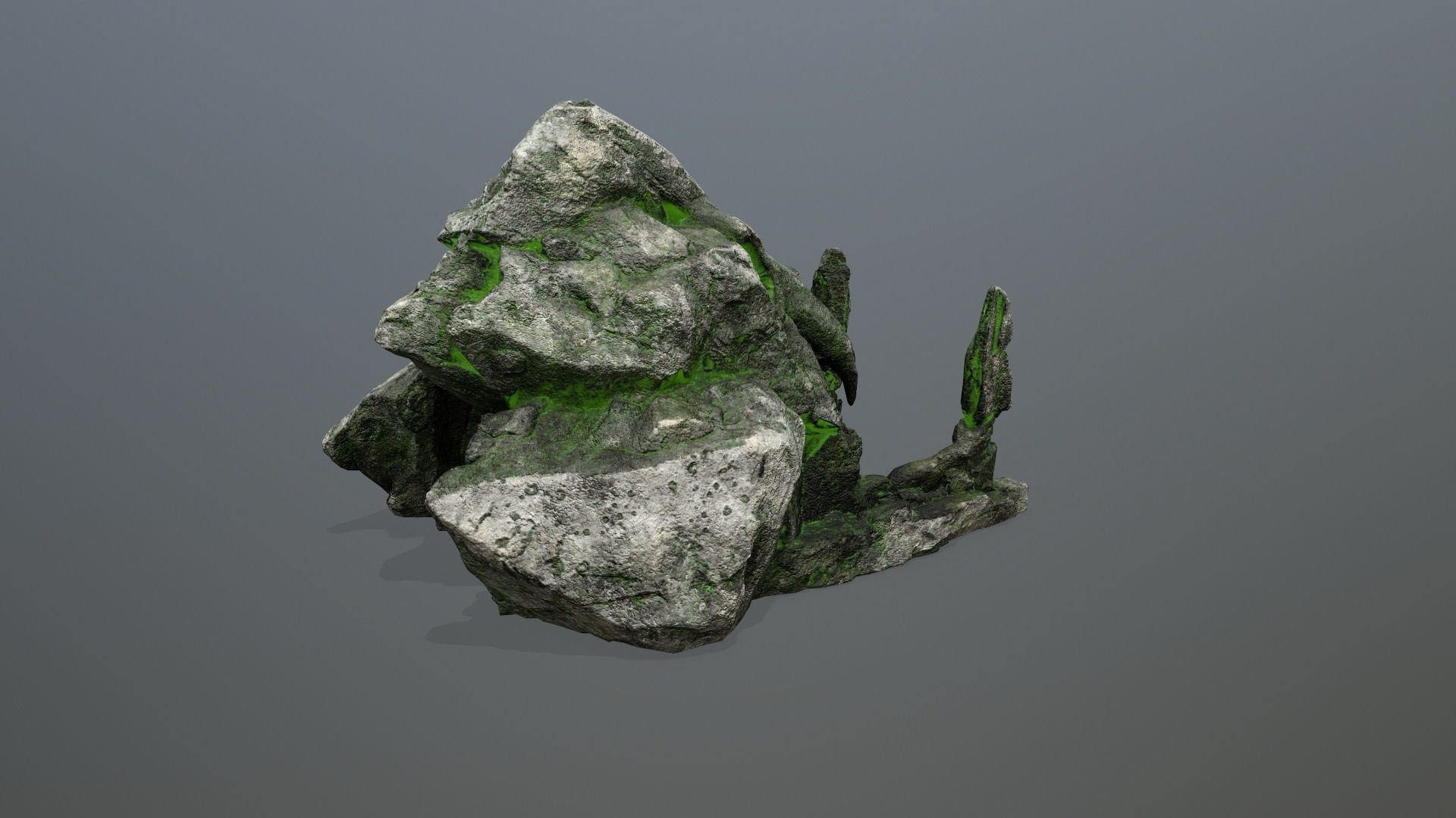 skull gate Low-poly 3D model_6