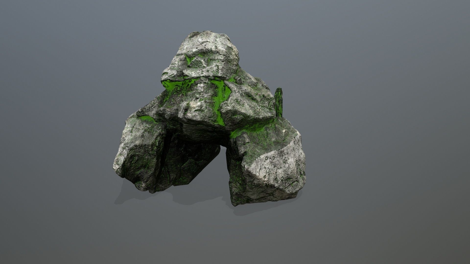 skull gate Low-poly 3D model_7