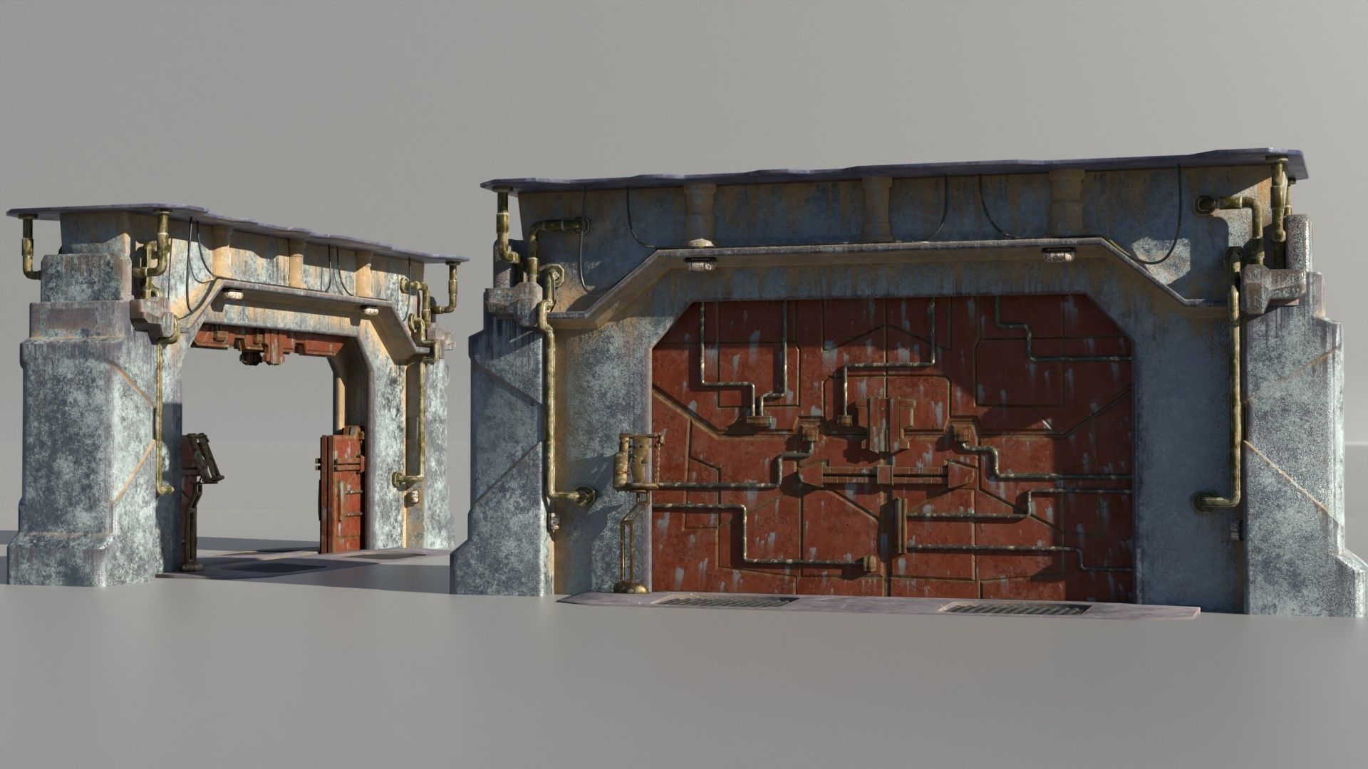 Gates 3D model_1