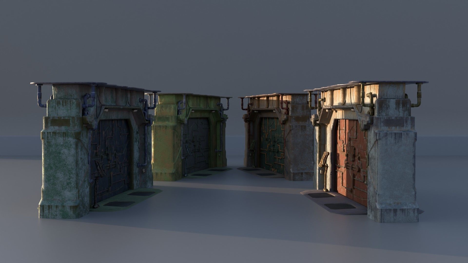 Gates 3D model_9