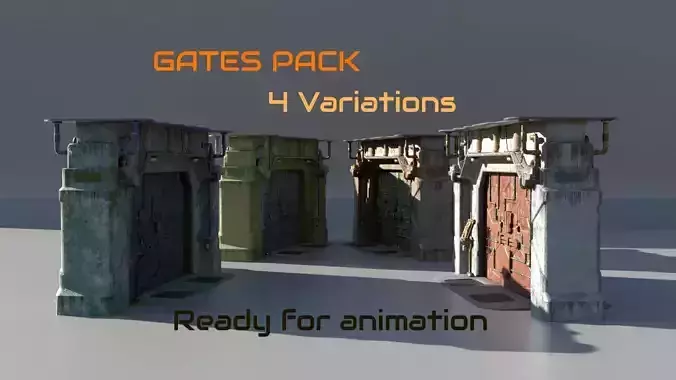 Gates 3D model