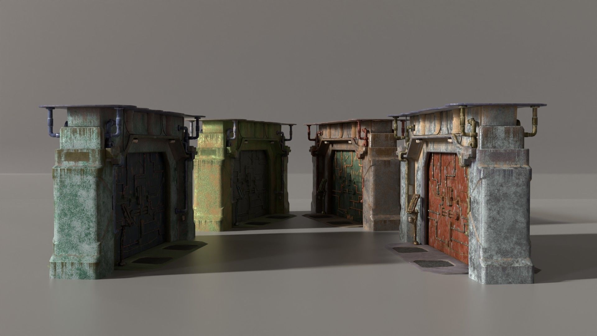 Gates 3D model_5