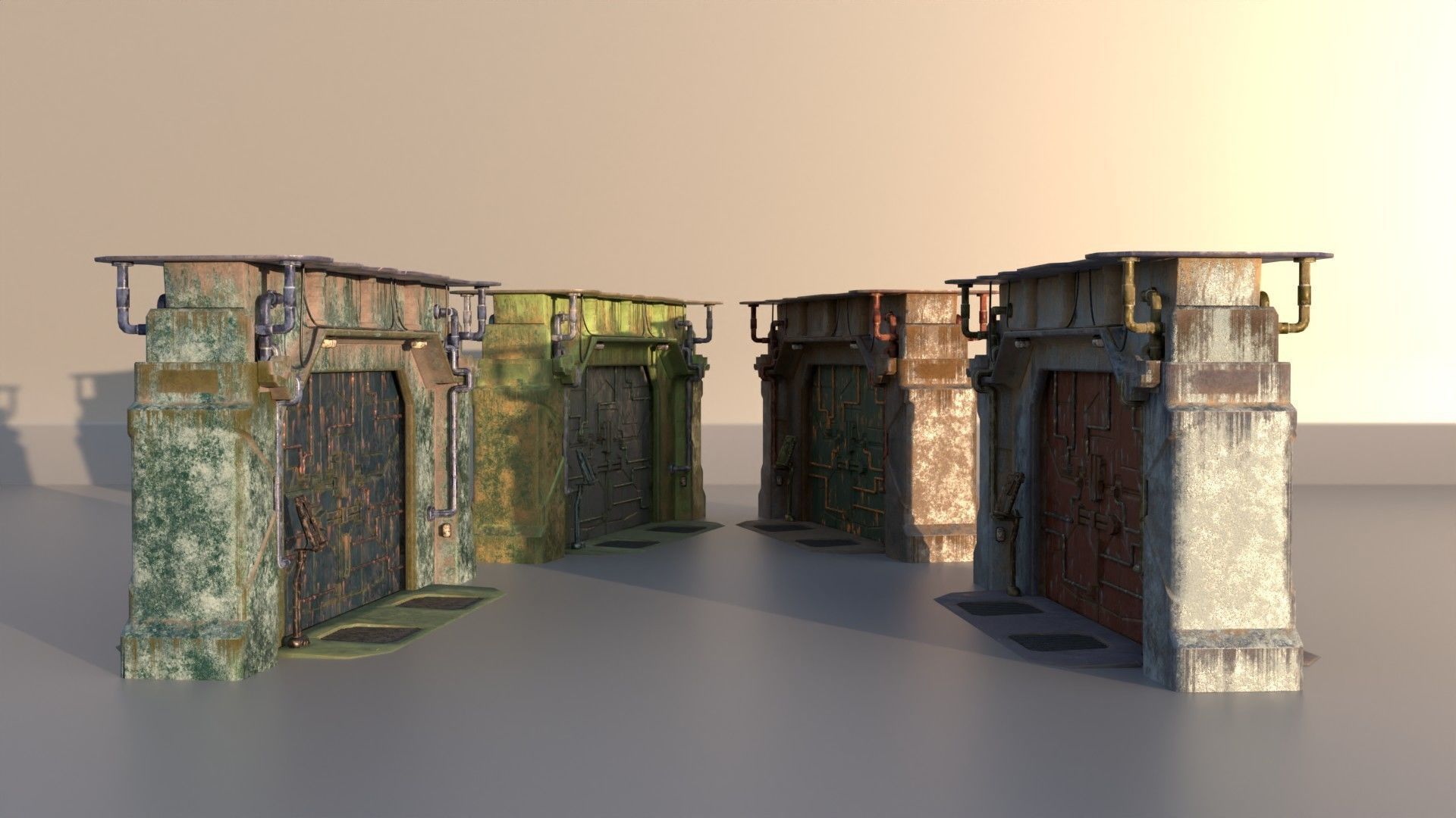 Gates 3D model_7