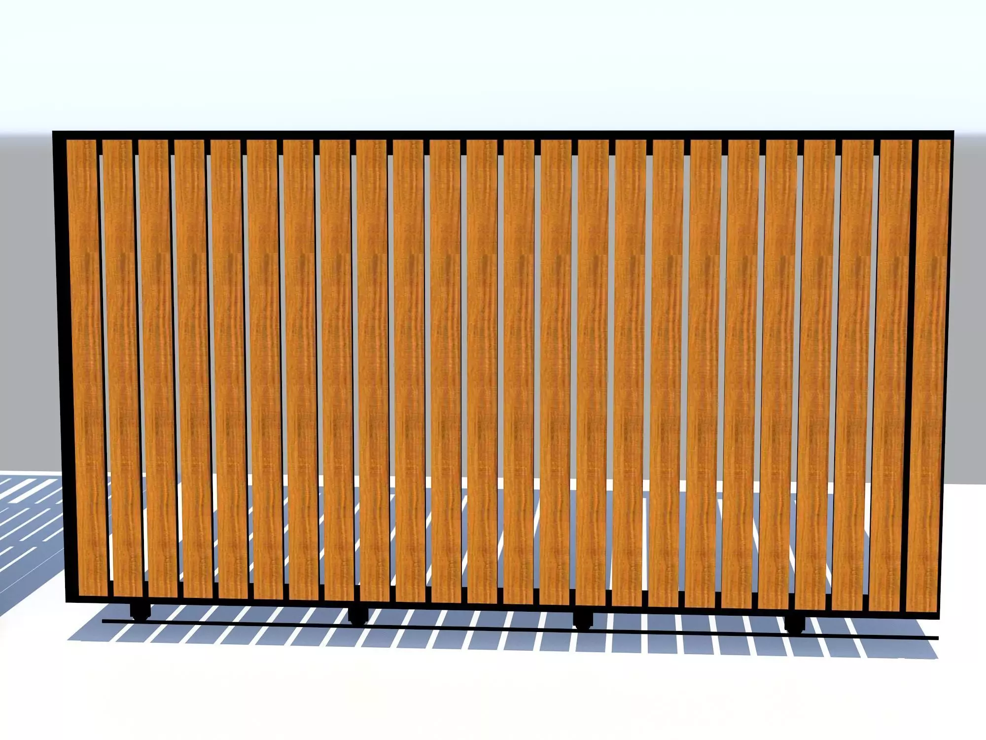 gate for residence 3D print model_0