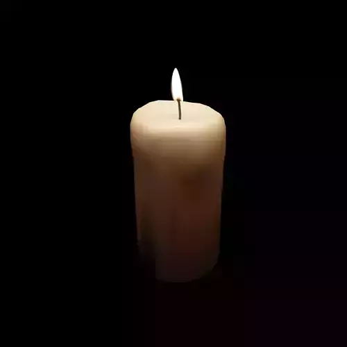Candle with Flame