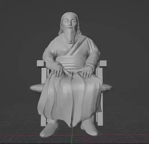 Genghis Khan  3D print model