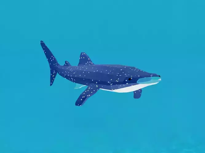 Low-poly Whale Shark