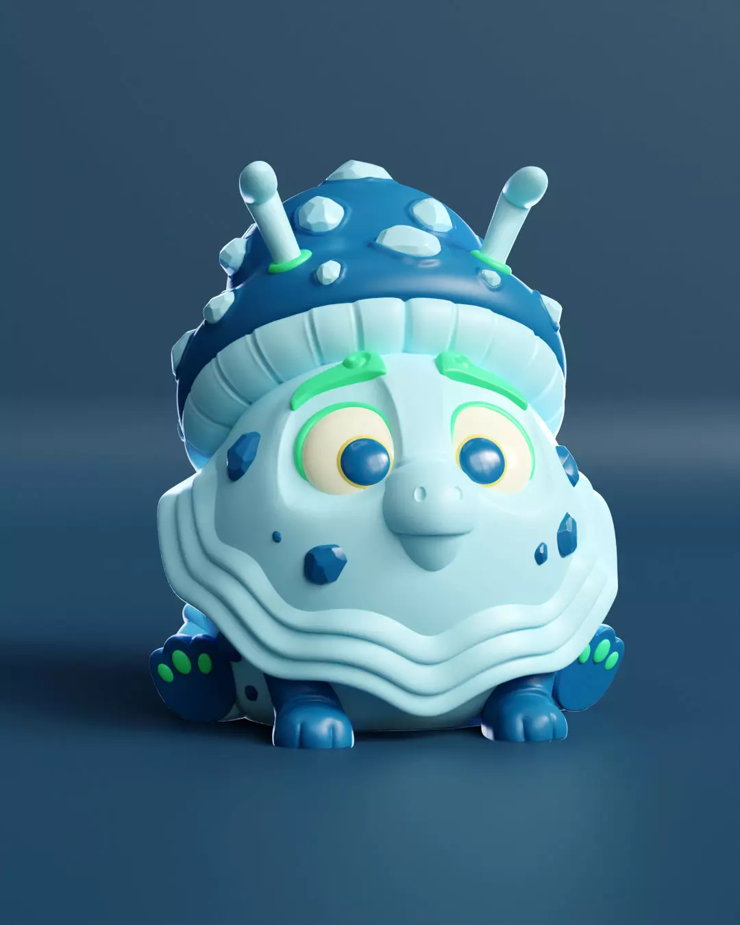 Crystal Fungish - Ballish Toys 3D print model_0