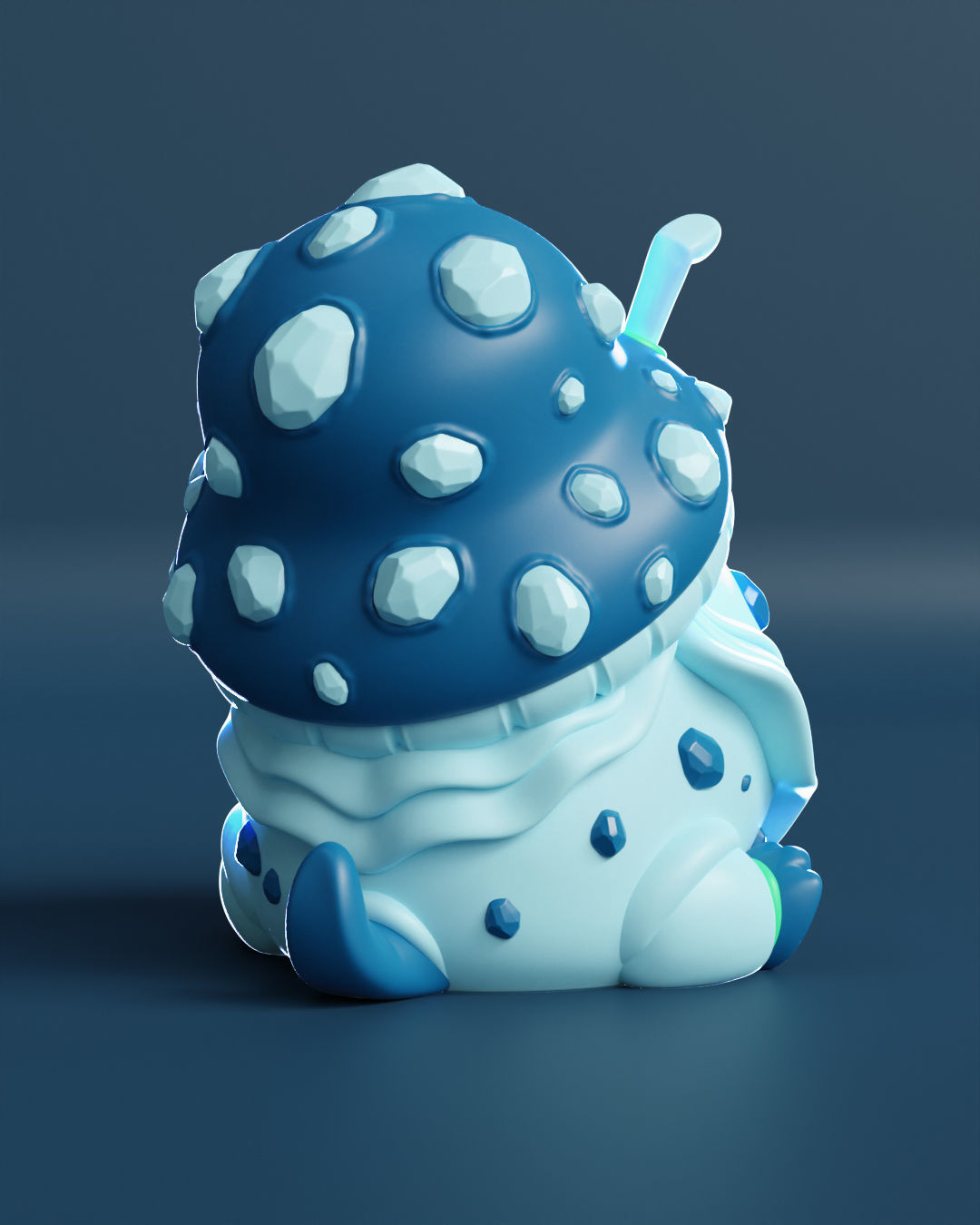 Crystal Fungish - Ballish Toys 3D print model_1