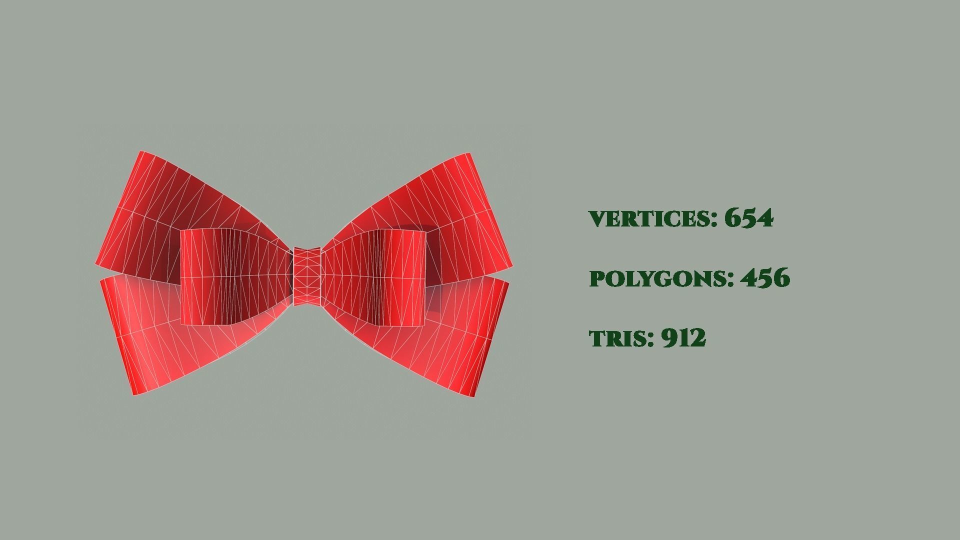 Gift Bow pack 2 3D model_7