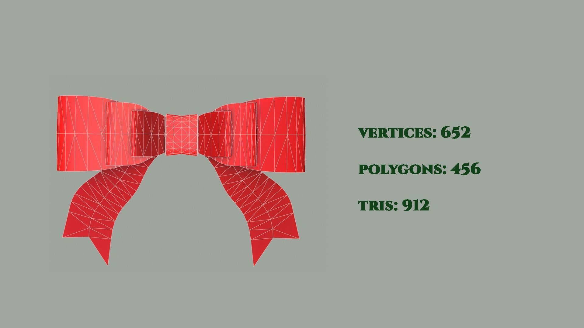 Gift Bow pack 2 3D model_3