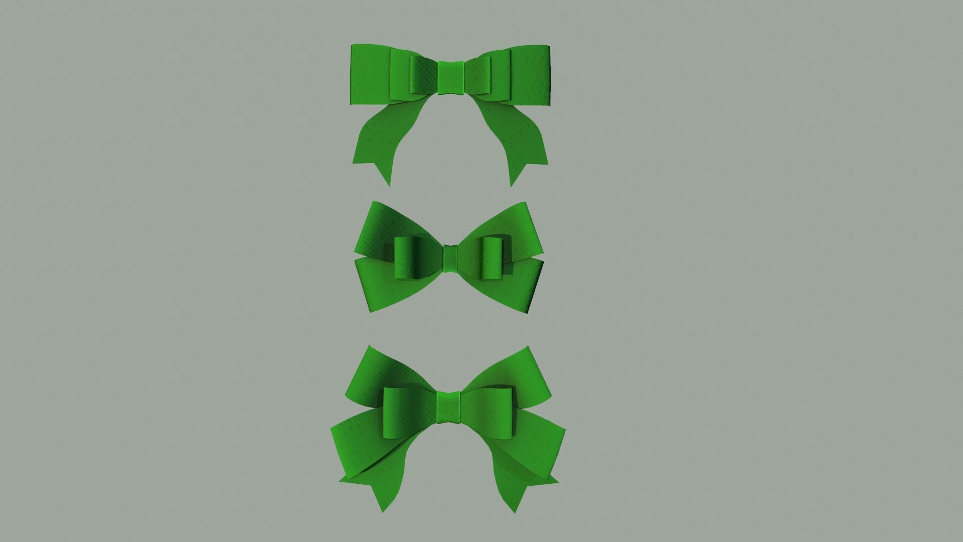 Gift Bow pack 2 3D model_11