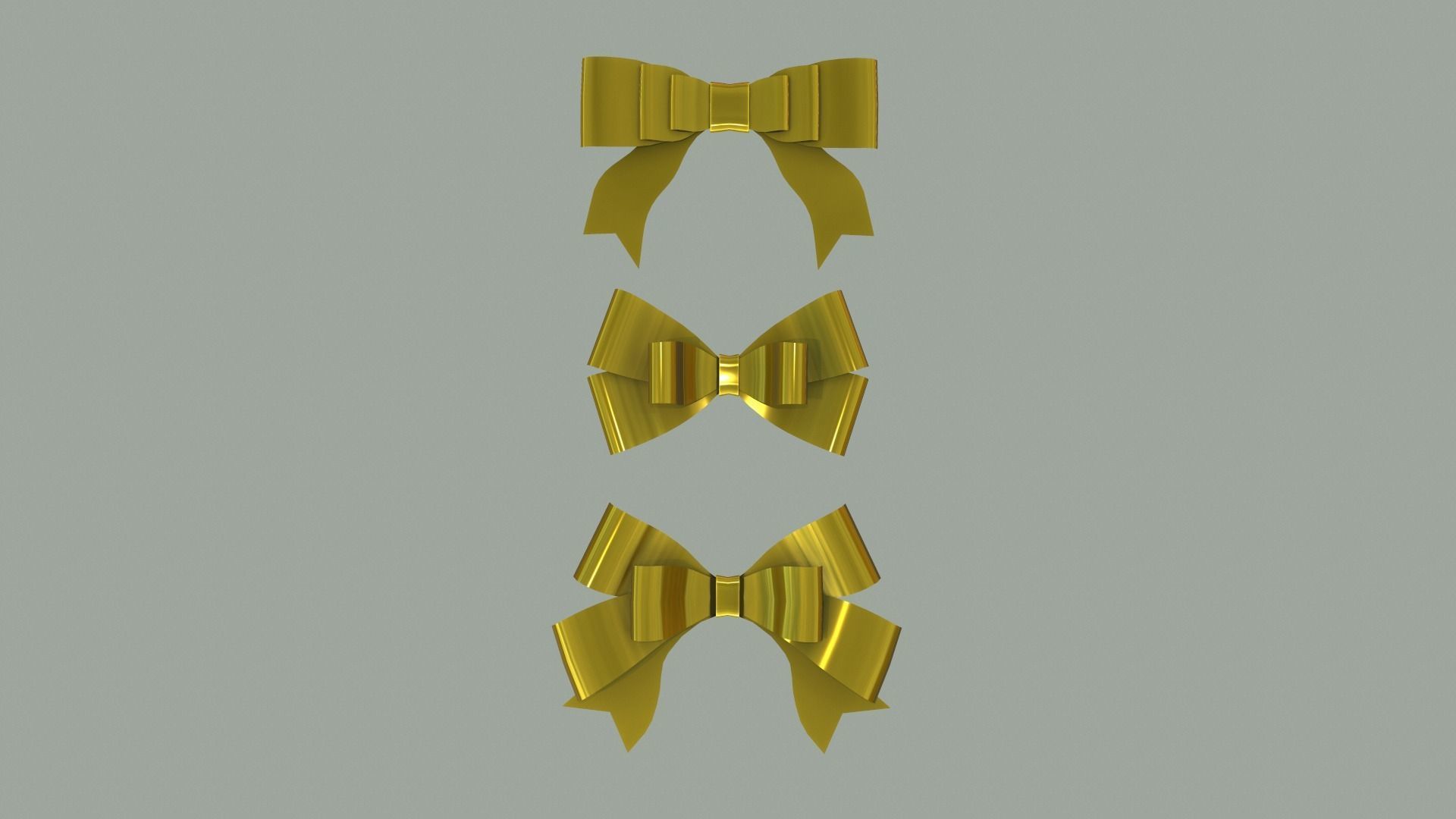 Gift Bow pack 2 3D model_10