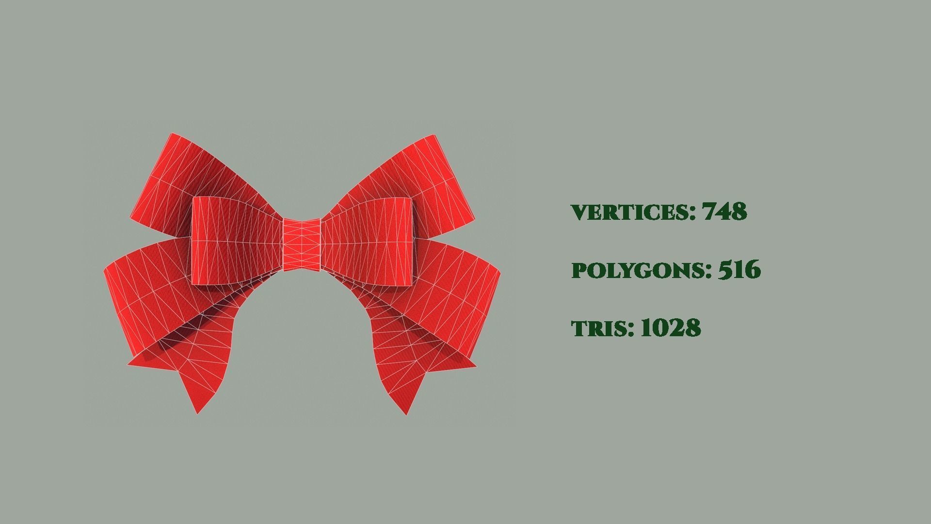 Gift Bow pack 2 3D model_5