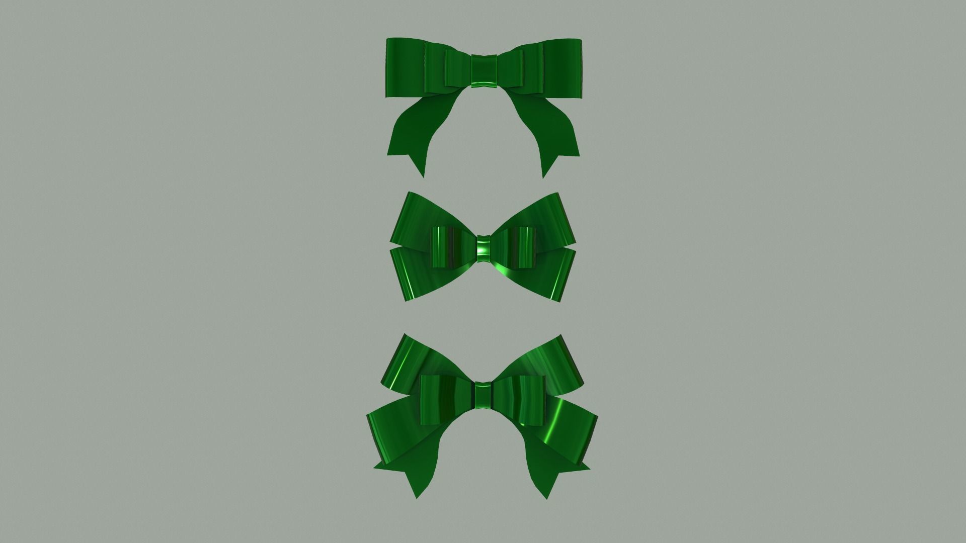 Gift Bow pack 2 3D model_13