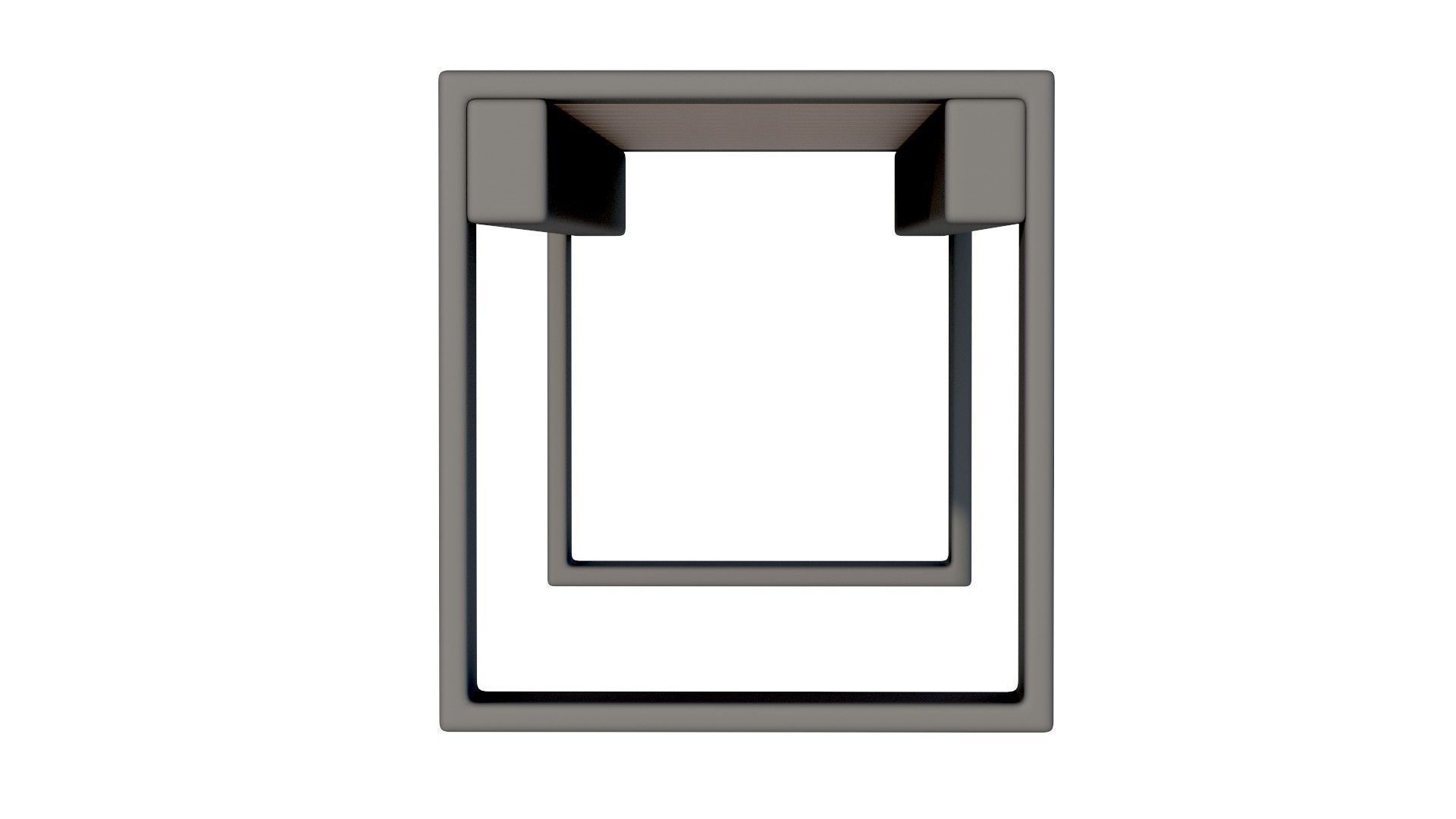 City Bench 01 Low-poly 3D model_5