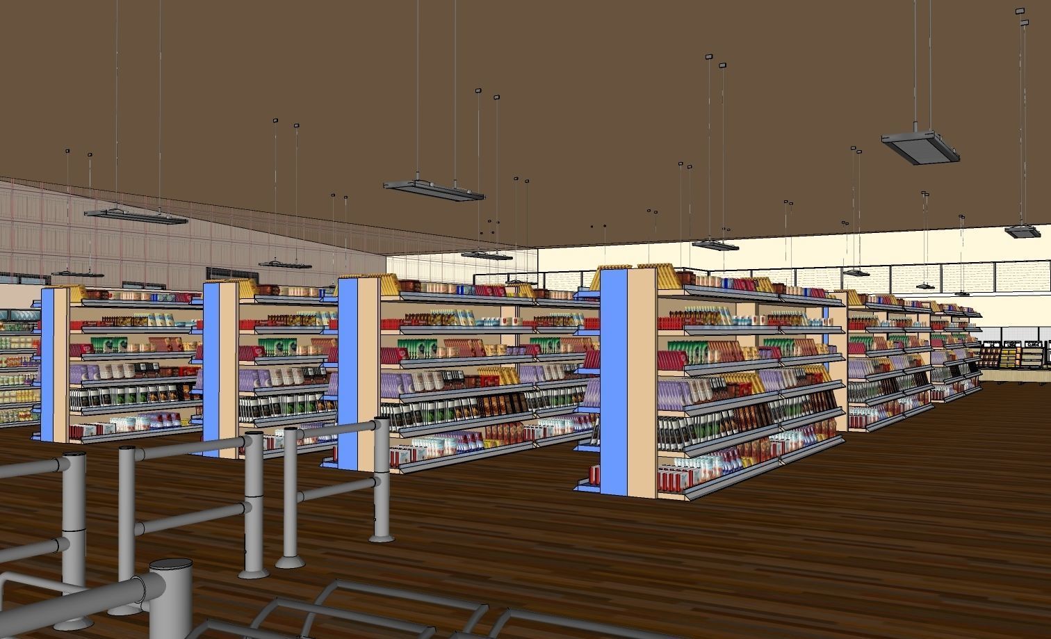 Supermarket 3D model_11