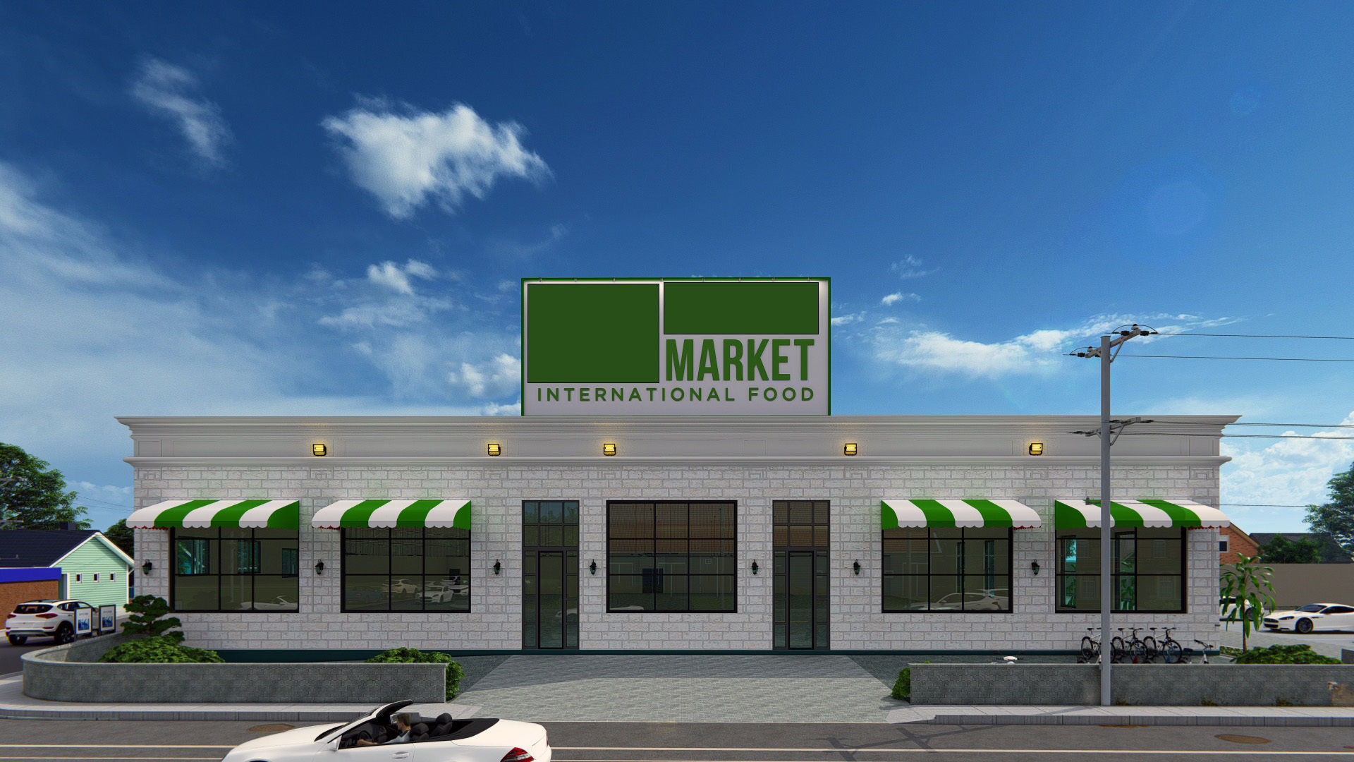 Supermarket 3D model_1