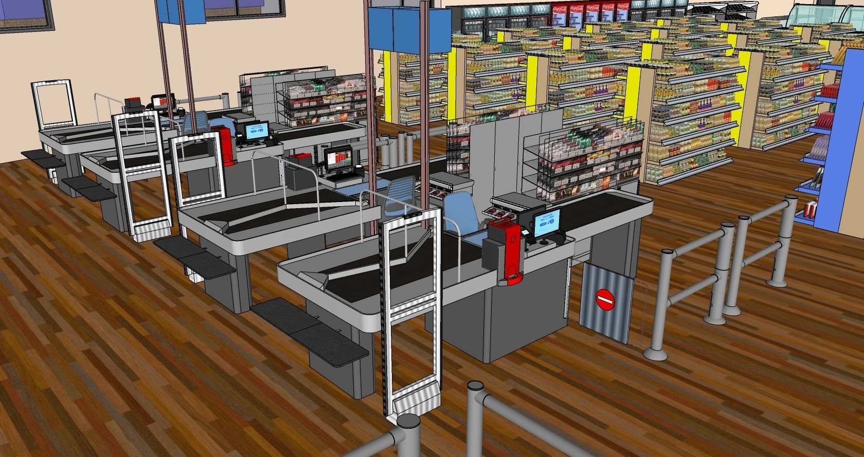 Supermarket 3D model_13