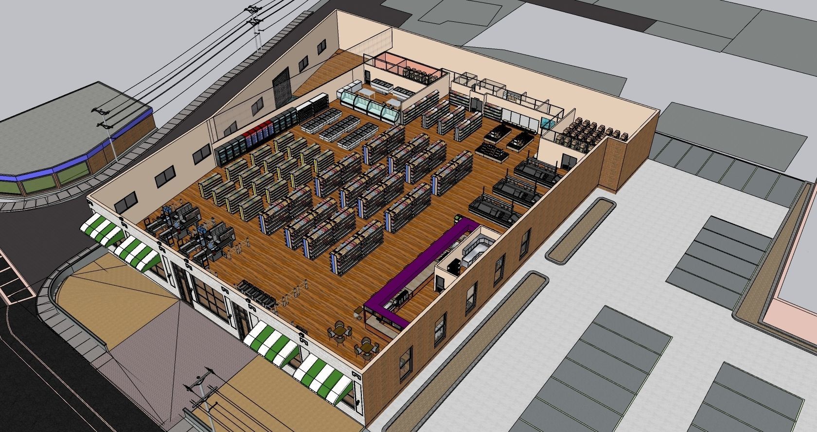 Supermarket 3D model_19