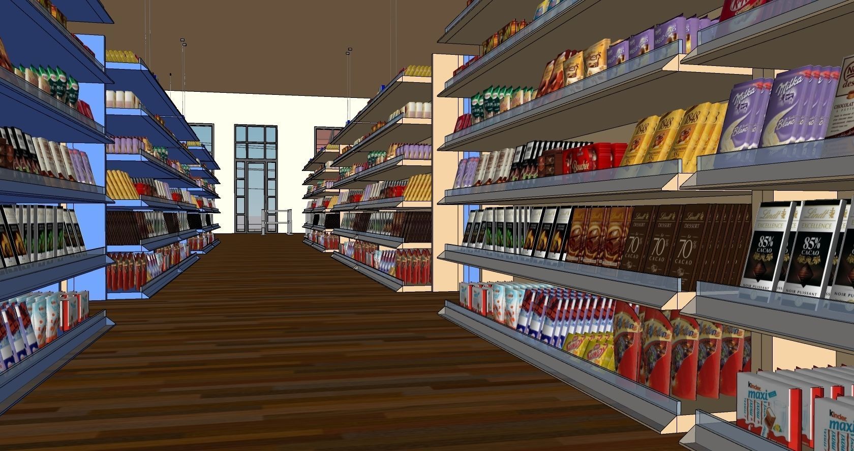 Supermarket 3D model_12