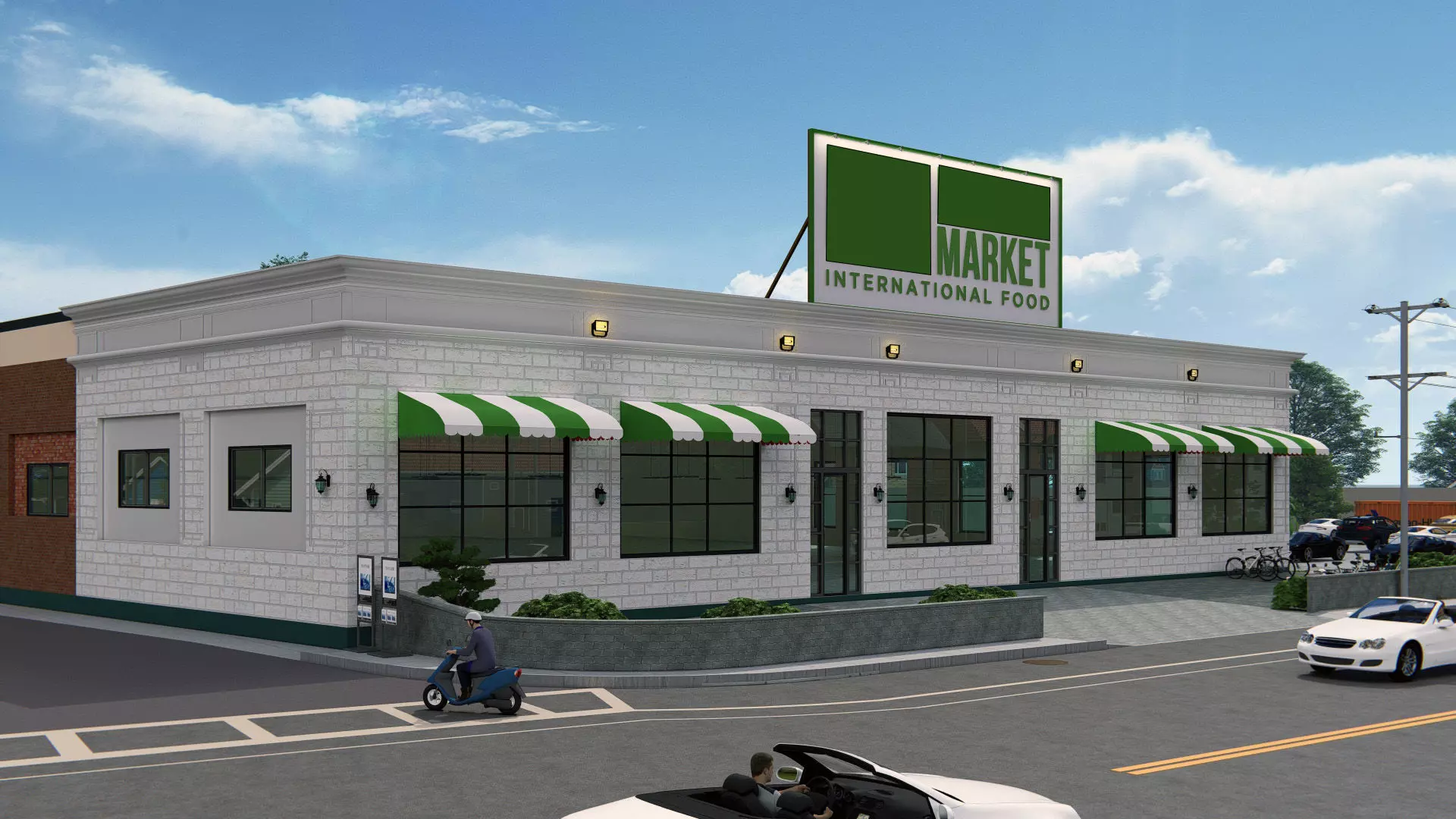 Supermarket 3D model_0