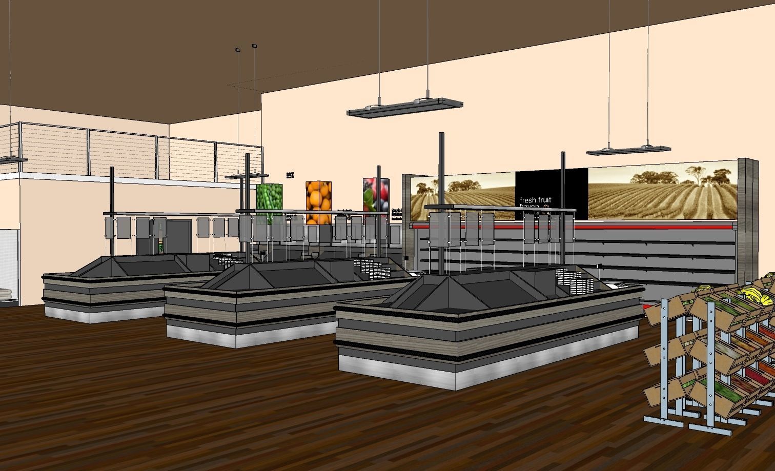 Supermarket 3D model_8