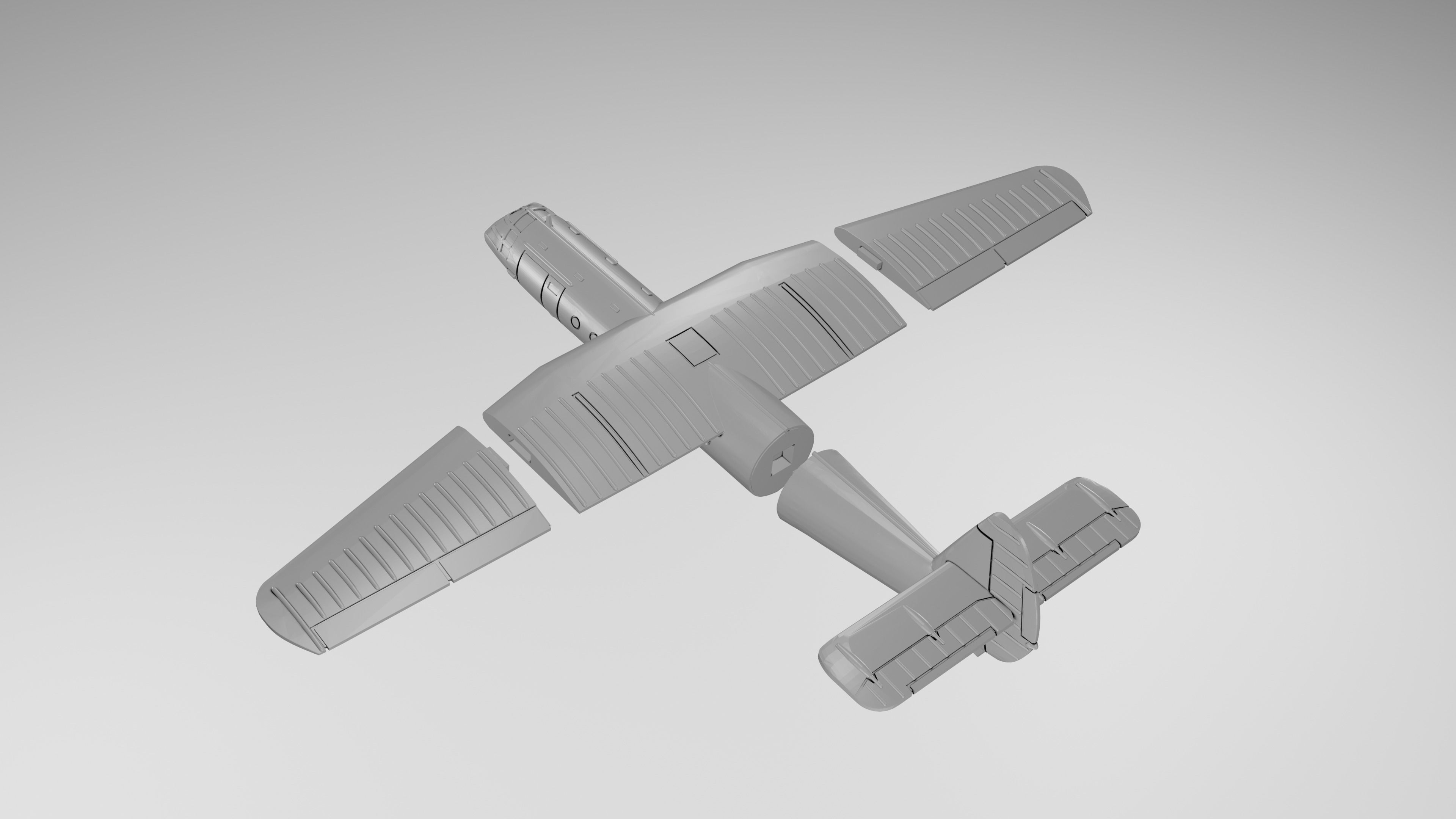 Horsa MkI Airspeed AS 51 3D print model_5