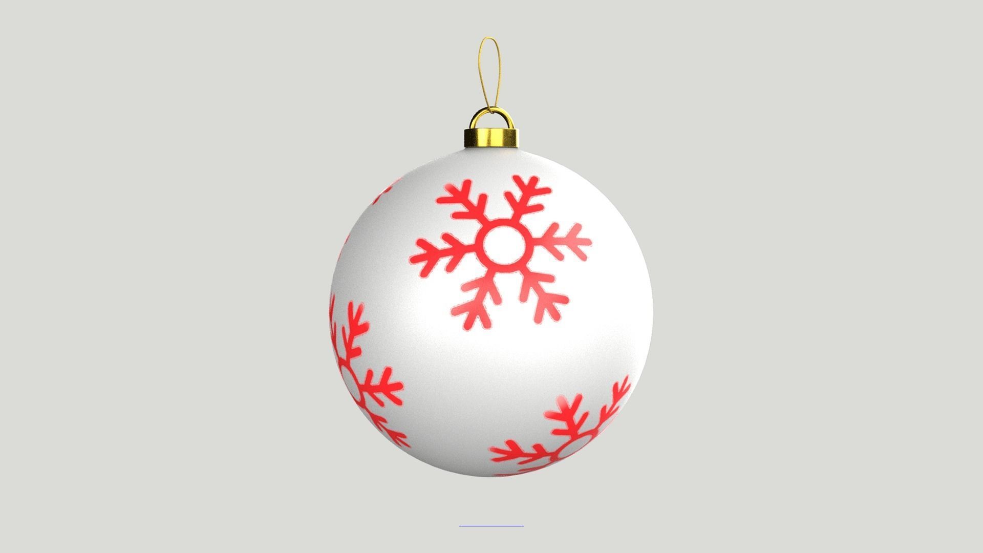 Xmas Decor - Set of Balls 3D model_3