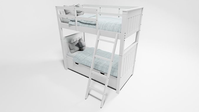 Bunk for  twins 3D model