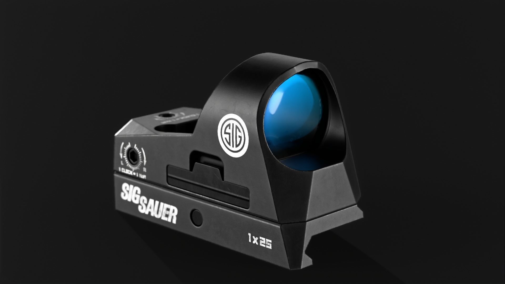 Sig Sauer Romeo3 Red Dot Sight Low-poly 3D model_3
