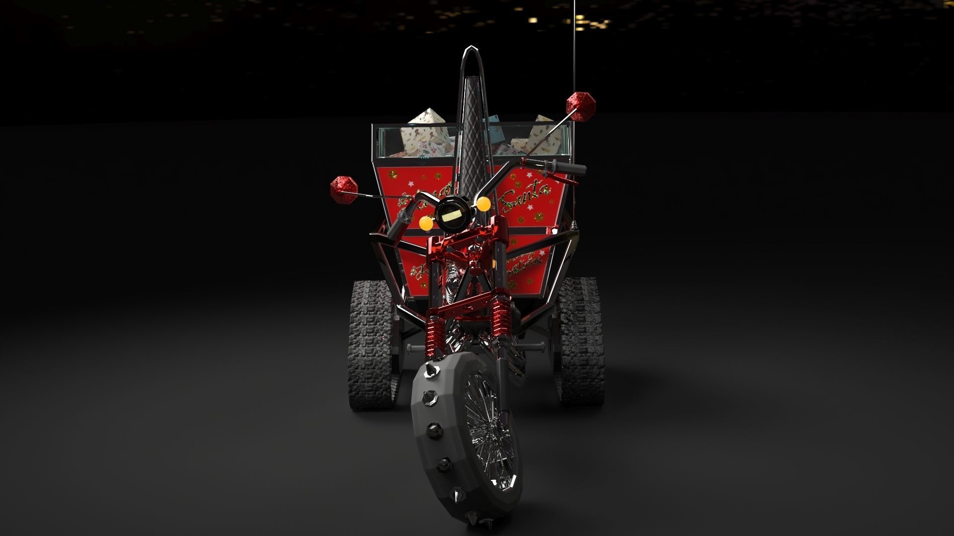 eSanta Bike 3D model_6