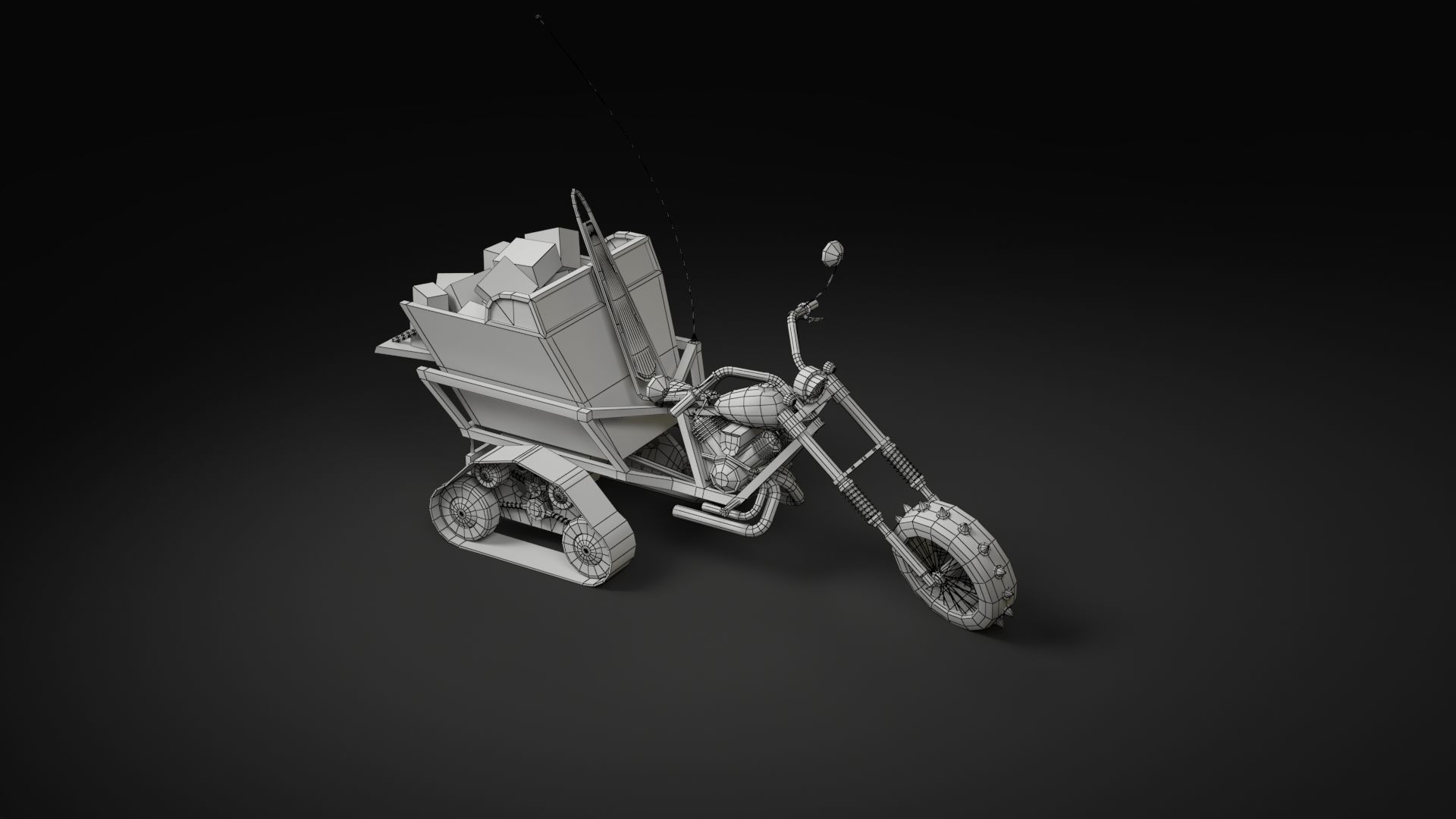 eSanta Bike 3D model_19