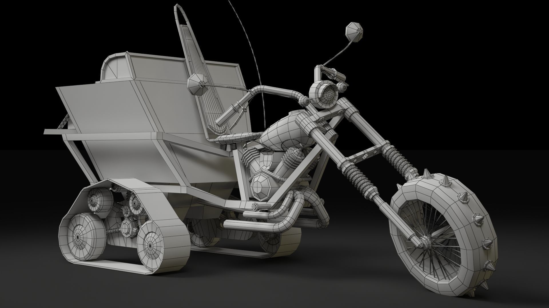 eSanta Bike 3D model_2