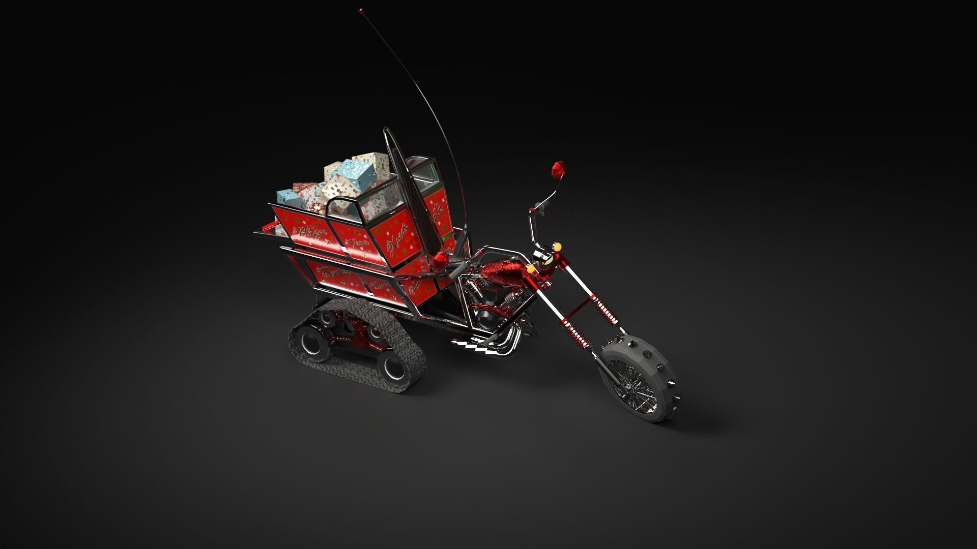 eSanta Bike 3D model_18