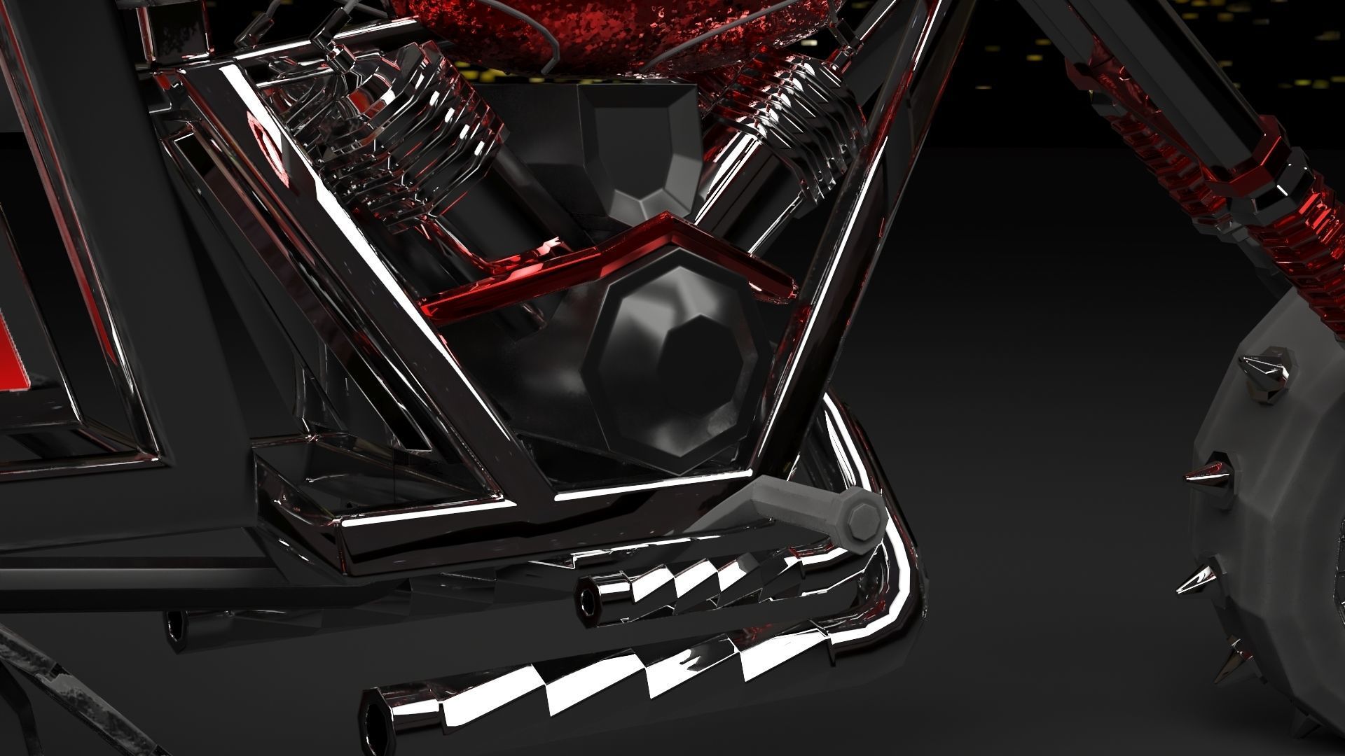 eSanta Bike 3D model_11