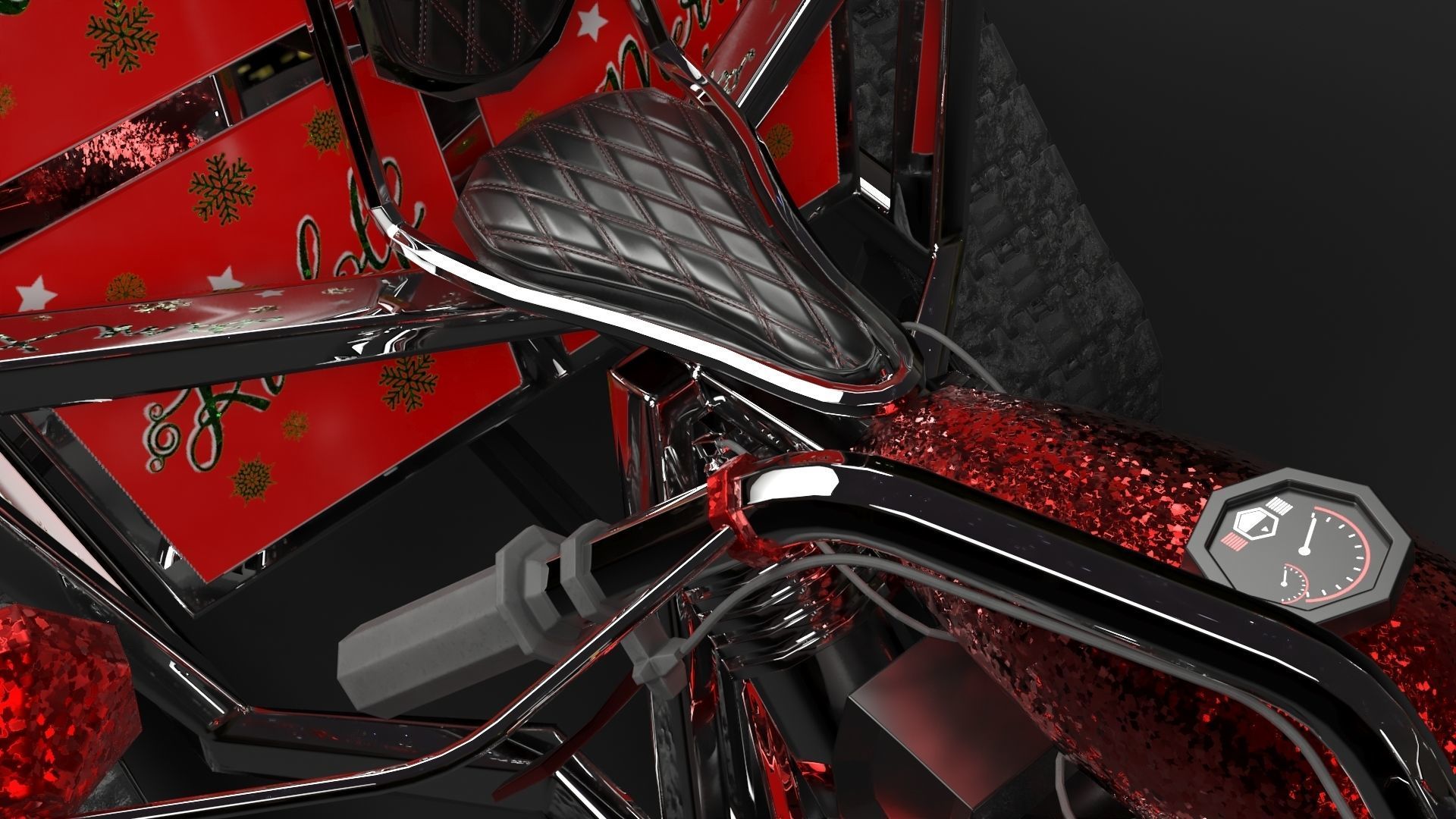 eSanta Bike 3D model_10
