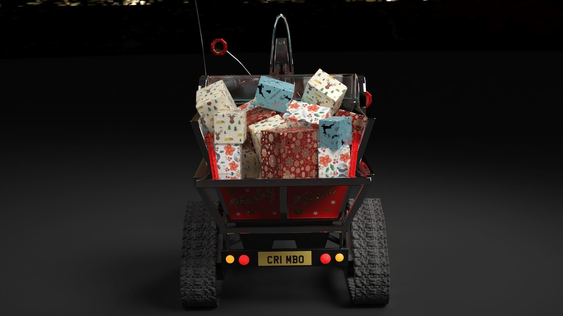 eSanta Bike 3D model_7