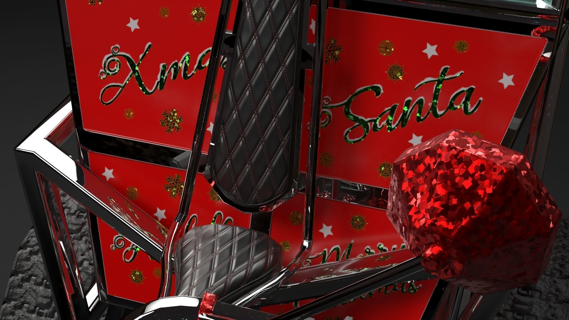 eSanta Bike 3D model_17