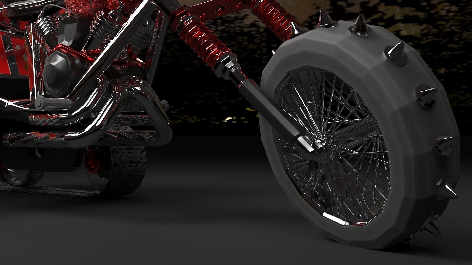 eSanta Bike 3D model_8