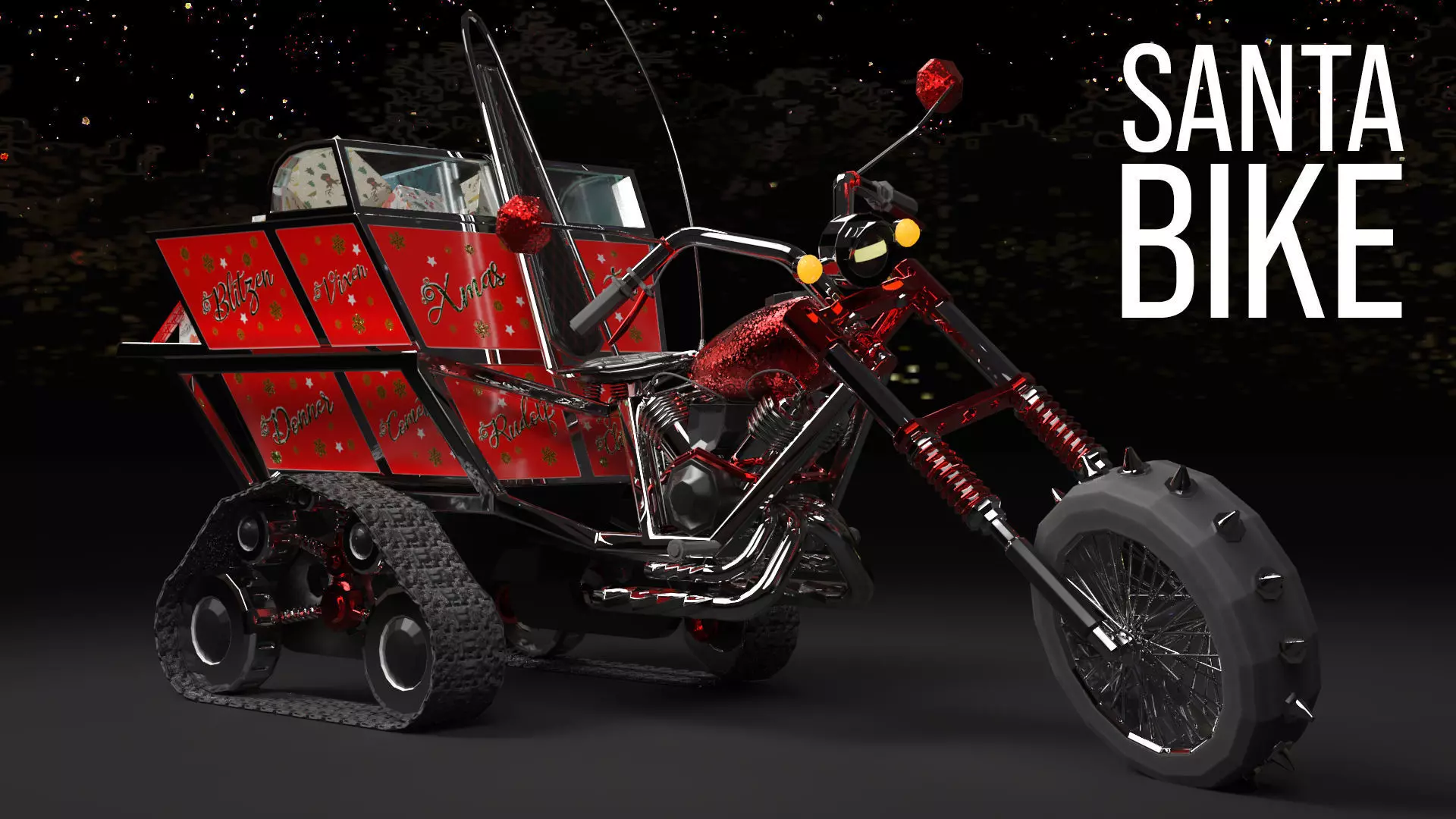 eSanta Bike 3D model_0